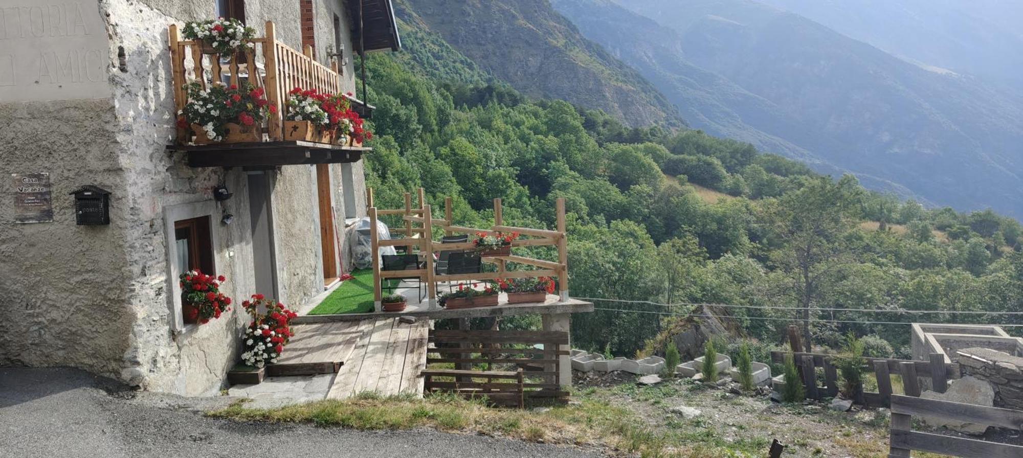 Ca Ad Me Pare Alloggio Con Terrazza Panoramica Moncenisio Exterior foto